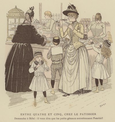 Illustratie voor Paris Brillant door Maurice Charles Mathieu Bonvoisin