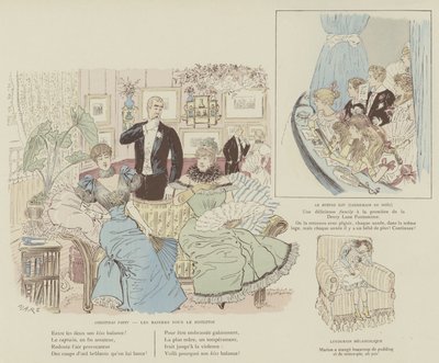 Illustratie voor La Vie De Londres door Mars door Maurice Charles Mathieu Bonvoisin