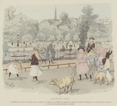 Illustratie voor La Vie De Londres door Mars door Maurice Charles Mathieu Bonvoisin