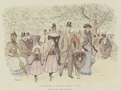 Illustratie voor La Vie De Londres door Mars door Maurice Charles Mathieu Bonvoisin