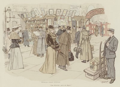 Illustratie voor La Vie De Londres door Mars door Maurice Charles Mathieu Bonvoisin