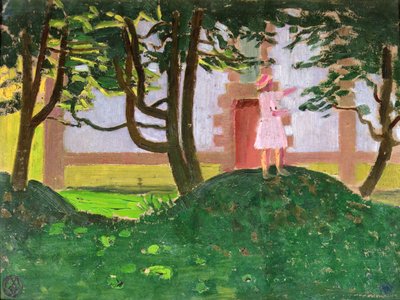 Een hoop bladeren voor de kapel door Maurice Denis