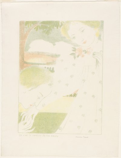 En het is de streling van hun handen, plaat acht uit Liefde door Maurice Denis