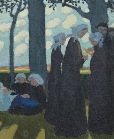 Avond bij Binic door Maurice Denis