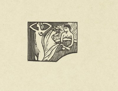 Illustratie bij gedicht uit dichtbundel Sagesse van Paul Verlaine door Maurice Denis