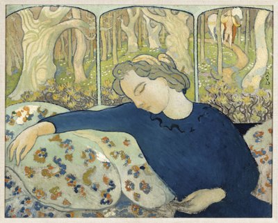 La Dormeuse au Bois Magique door Maurice Denis