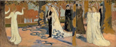 Huwelijksprocessie, c1892-c1893 door Maurice Denis
