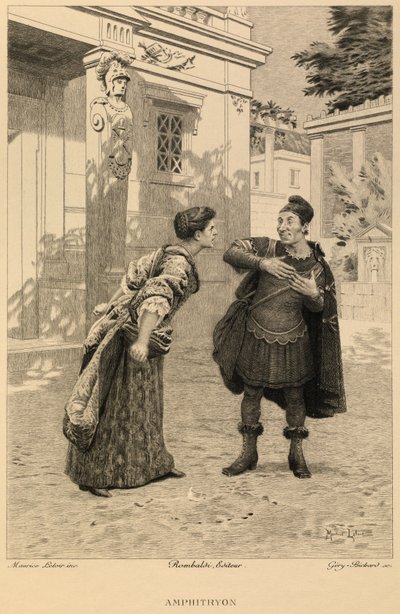 Amphitryon door Moliere door Maurice Leloir