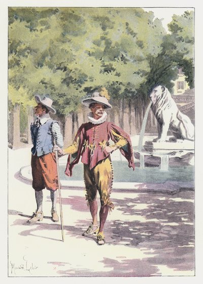 Illustratie voor Gil Blas door Maurice Leloir