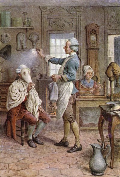 De kapper door Maurice Leloir