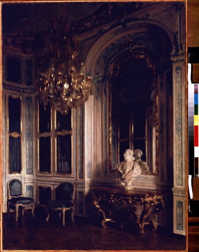 Bibliotheek van de Dauphin in Versailles door Maurice Lobre