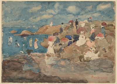 Revere Beach door Maurice Prendergast