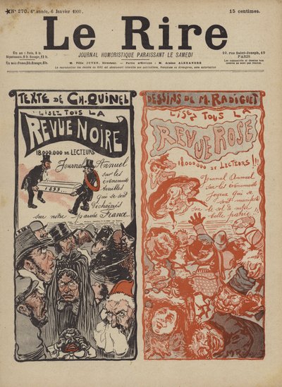 Illustratie voor Le Rire door Maurice Radiguet