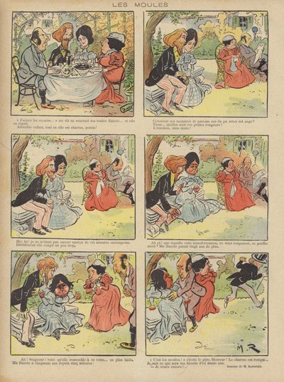 Illustratie voor Le Rire door Maurice Radiguet