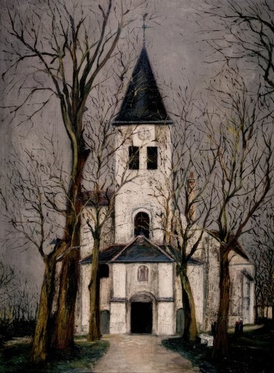 KERK VAN CHATILLON SUR SEINE door Maurice Utrillo