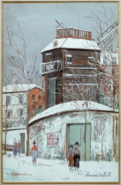 De Moulin de la Galette door Maurice Utrillo