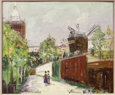 De Moulin de la Galette door Maurice Utrillo