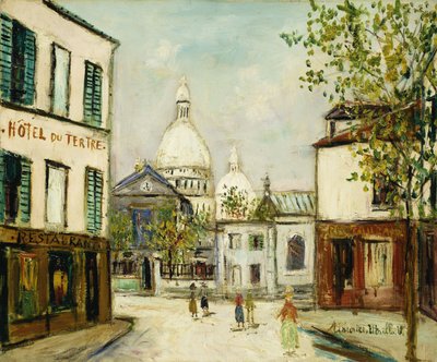 De Sacré-Cœur op Montmartre door Maurice Utrillo
