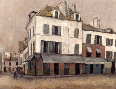 Place du Tertre in Montmartre door Maurice Utrillo