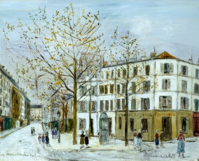 Rue Ménilmontant door Maurice Utrillo