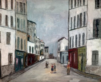 Rue du Mont-Cenis door Maurice Utrillo