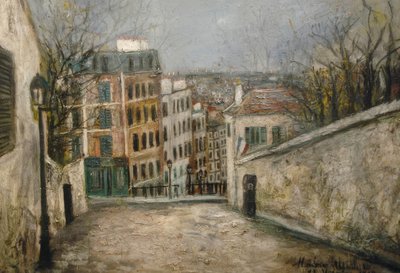 Rue du Mont-Cenis (Calle del Mont-Cenis) door Maurice Utrillo