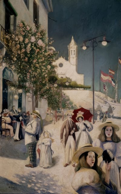 SITGES DEL PRERVINDRE – 20e EEUW door Maurice Utrillo