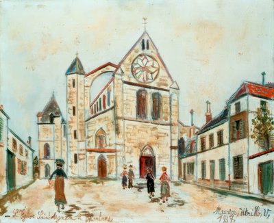 St. Aignan in Chartres von Maurice Utrillo