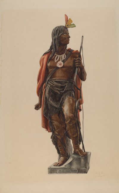 Sigarenwinkel Indiaan door Maurice Van Felix and Elizabeth Fairchild