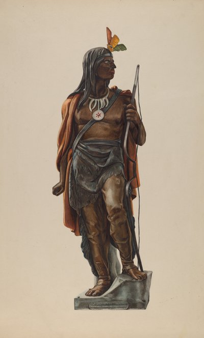 Sigarenwinkel Indiaan door Maurice Van Felix and Elizabeth Fairchild