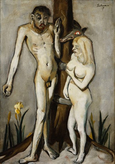Adam en Eva door Max Beckmann