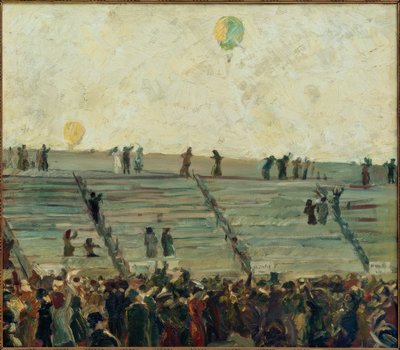 Ballonwedstrijd door Max Beckmann