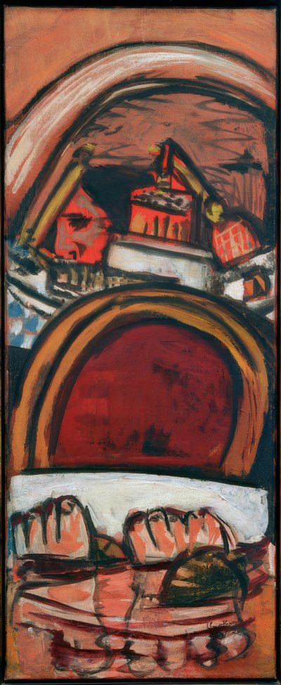 Voeten in bad door Max Beckmann