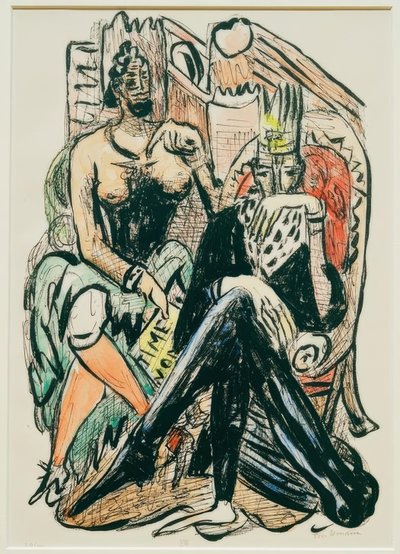 Koning en Demagoog door Max Beckmann