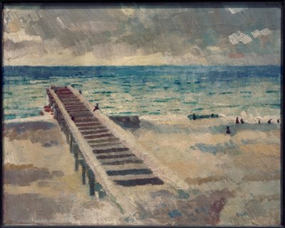 Klein Podium door Max Beckmann
