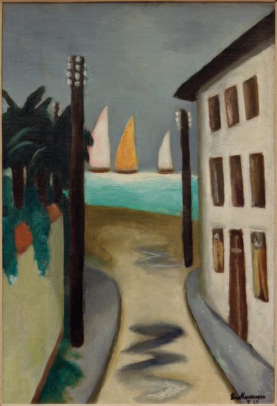 Klein Landschap. Viareggio door Max Beckmann
