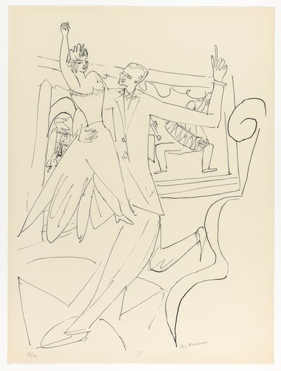 Tango, plaat vier uit Day and Dream door Max Beckmann