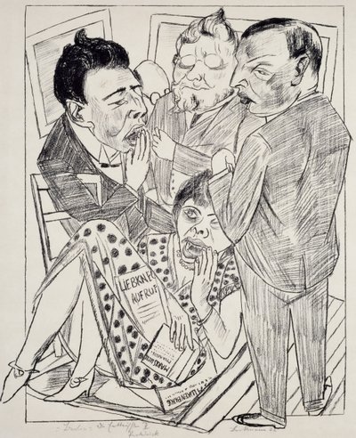 De Teleurgestelde II door Max Beckmann