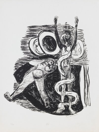 De val van de mens, plaat 14 uit de portfolio 