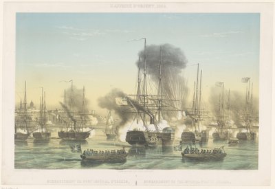 Bombardement van Odessa, 1854 door Max Beeger