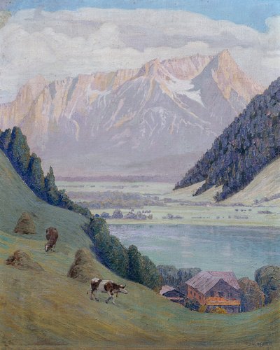 Bergmeer door Max Kahrer