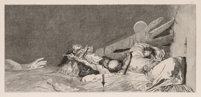 Een Handschoen: Angsten, 1880 door Max Klinger
