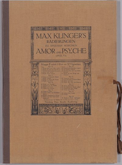 Amor en Psyche [Opus Vb] door Max Klinger