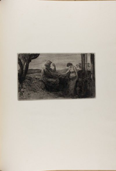 Christus en de Samaritaanse Vrouw, uit Een Leven door Max Klinger