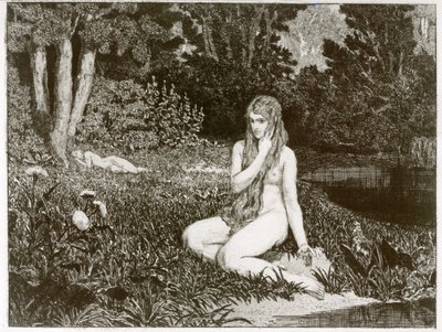 Eva en de toekomst (Opus III), blad 1: Eva door Max Klinger