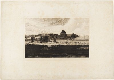 Zomermiddag (Vier landschappen, opus VII, plaat 4) door Max Klinger