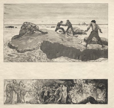 Vom Tode I, (Opus II, 1889) Nr. 2 door Max Klinger
