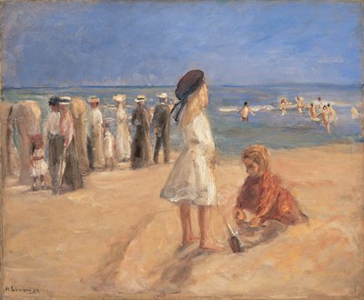 Strandleven, 1916 door Max Liebermann