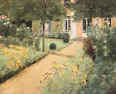 Berlijn-Wannsee, Max Liebermann, moestuin bij de villa door Max Liebermann