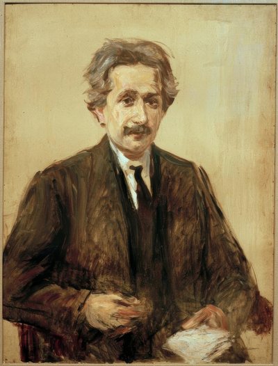 Portret van Prof. Albert Einstein door Max Liebermann